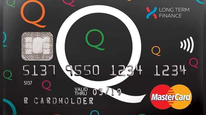 Image of a sample QCard